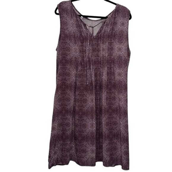 Sonoma Goods For Life Womens Sleeveless Dress XXL 100% Rayon India - Picture 3 of 10